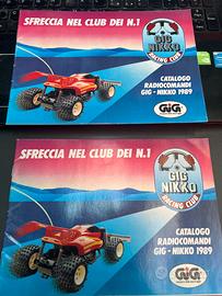 Catalogo radiocomandi GIG Nikko 1989
