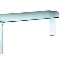 Tavolo da pranzo e tavolo caffè Fiam.