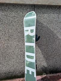 Snowboard RIDE Control+Attacchi rapidi+Scarponi