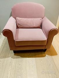 Poltrona e pouf stile Shabby chic Poltronesofà 