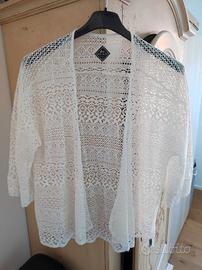Abito con coprispalle Blanc du Nil taglia 40