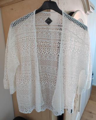 Abito con coprispalle Blanc du Nil taglia 40