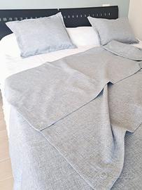Runner letto singolo e matrimoniale + 2 cuscini