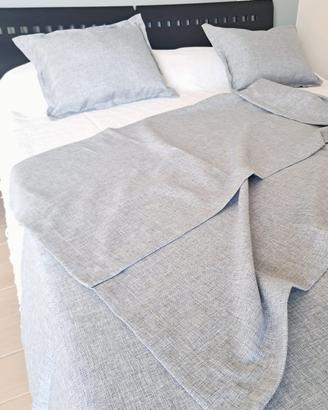 Runner letto singolo e matrimoniale + 2 cuscini
