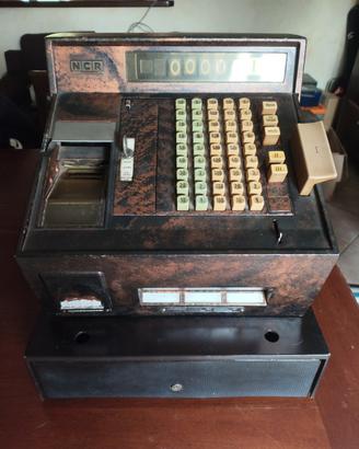 Registratore di cassa vintage NCR anni 50/60