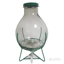 Damigiana a bocca larga, acetiera 20 lt.