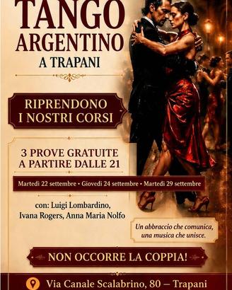 Corso di tango argentino.