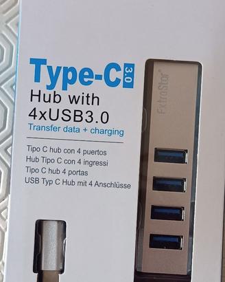HUB USB 3.0 4 porte