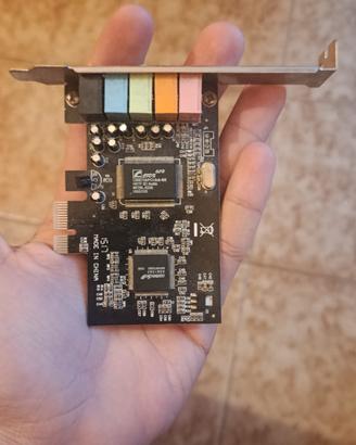 Scheda Audio 5.1 Canali PCIe - C-Media CMI8738 - O