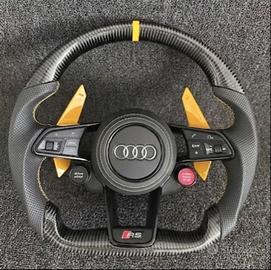 Volante Audi RS pelle e carbonio