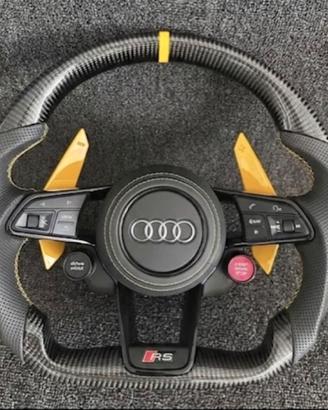 Volante Audi RS pelle e carbonio