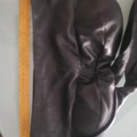 top ecopelle nero taglia S coppe imbottite nuovo