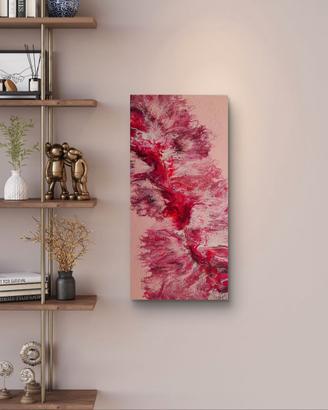 Quadro Astratto 30x60 cm fatto a mano con resina