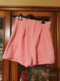 Pantalone corto rosa Shein taglia S