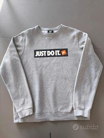 Nike Felpa Just Do It stampa caldo cotone tg M