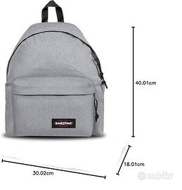 Zaino Eastpak 24L grigio scuola viaggio tempo libe