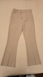 Pantaloni donna Bershka beige taglia 42