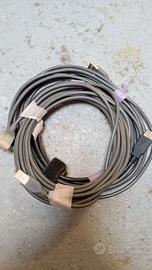 cavetteria varia, 5mt + 5mt + 2,5mt prolunghe USB