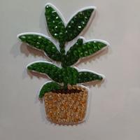 Calamite per frigo fatte a mano a forma di pianta