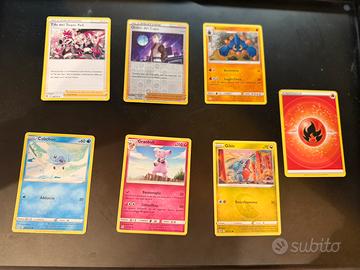 Lotto. 7 carte Pokémon