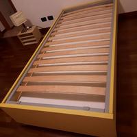 letto singolo con letto estraibile