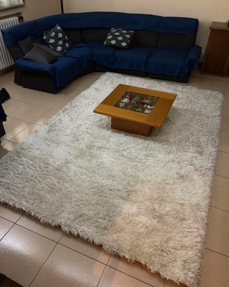 Tappeto Bianco 300x200 filo morbido lungo