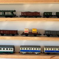 carri merci e carrozze scala h0