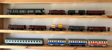 carri merci e carrozze scala h0