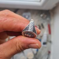 anello in argento puro 925 