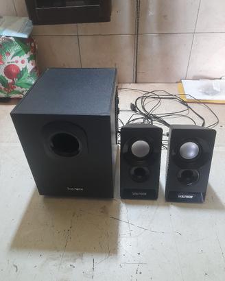 CASSE PER PC 2.1 VULTECH SUB WOOFER 