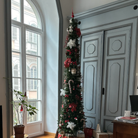 Albero di natale Kaemingk pencil pine verde 300 cm