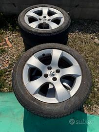 4 CERCHI CON GOMME MICHELIN 225/50/17