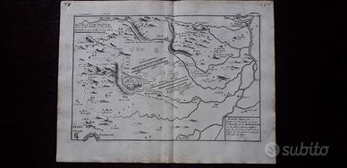 Mappa originale del Seicento di Nicolas De Fer. 