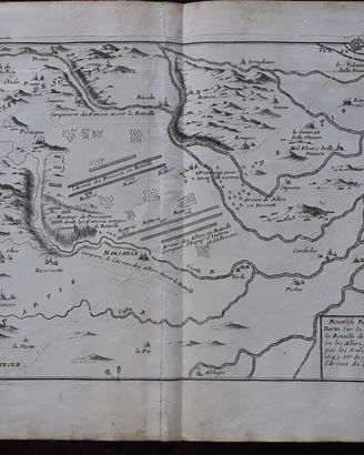 Mappa originale del Seicento di Nicolas De Fer. 