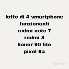 lotto smartphone funzionanti
