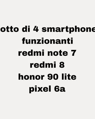 lotto smartphone funzionanti