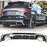 DIFFUSORE AUDI A3 SPORTBACK 16- LOOK RS3 + TERMINA