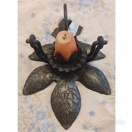 Portacandela da parete in ferro 1943 marcato MOTFZ