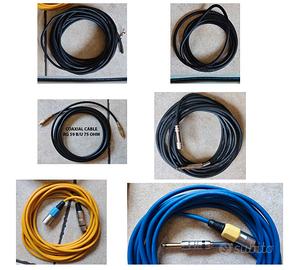 Cavi AUDIO e MICROFONI vari