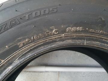 4 Gomme Bridgestone turanza 215 65 r16 98h
