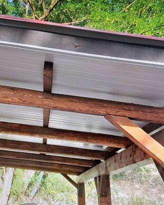 come da foto struttura legno