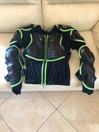 Pettorina Moto/Motocross Verde/Nera Misura L