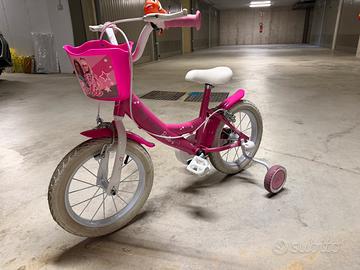 Bici Bicicletta 14 pollici bambina 3-6 anni
