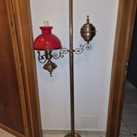 Lampada piantana ottone