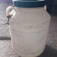 bidone contenitore plastica alimentare olio vino 