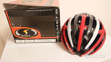 Selev Casco XP Rosso/Bianco/Carbon usato