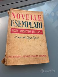 Novelle esemplari della narrativa italians