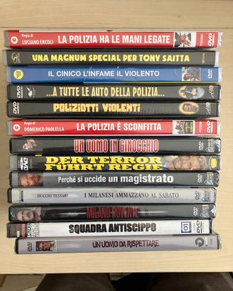 13 Film Poliziotteschi Polizieschi DVD SIGILLATI