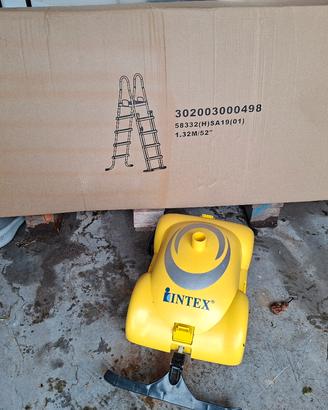 scaletta per piscina fuoriterra besway