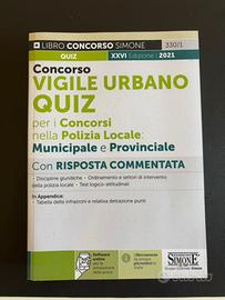 Libro Concorso quiz Vigile Urbano